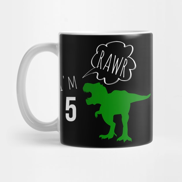 RAWR i am 5 by warantornstore